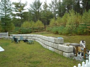 Building a retaining wall (View 11)