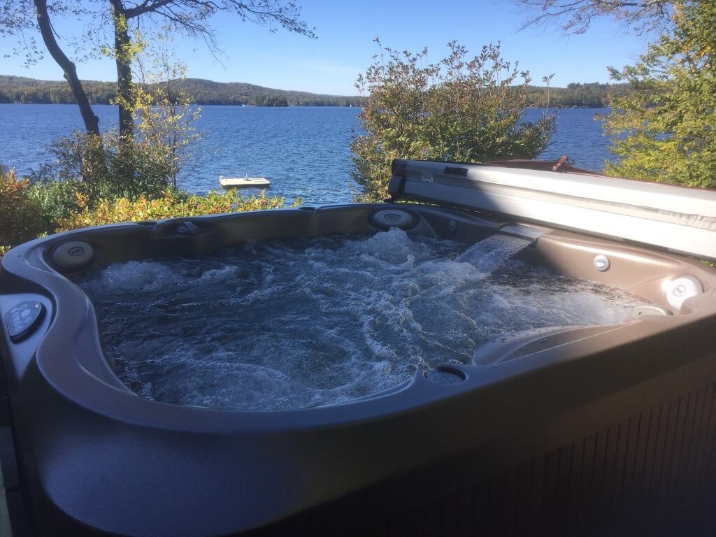 Hot Tub with Sunapee Lake View
