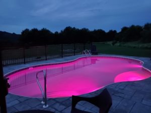 Pool With Colored Lights View 2